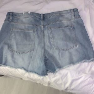 Light wash blue Jean shorts new with tags